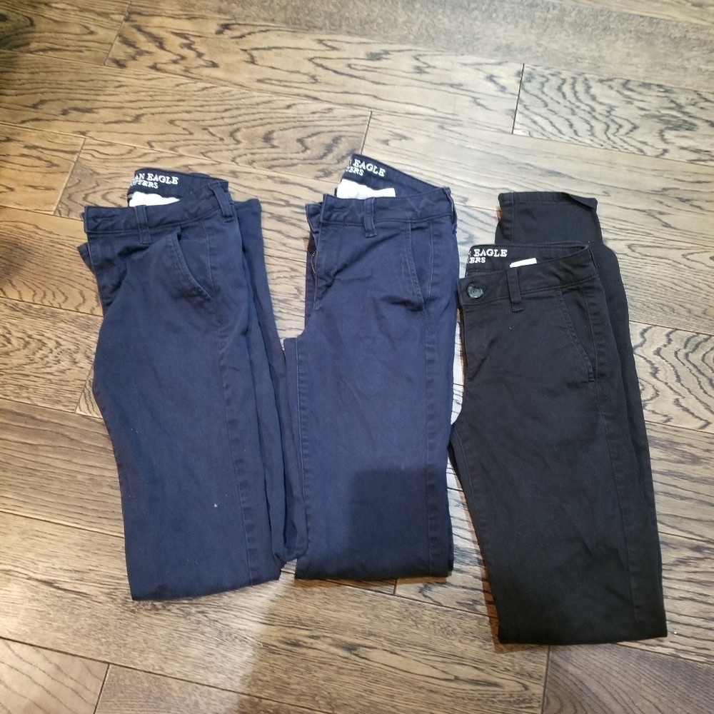 American Eagle xlong size 0 uniform pants - Picture 1 of 1